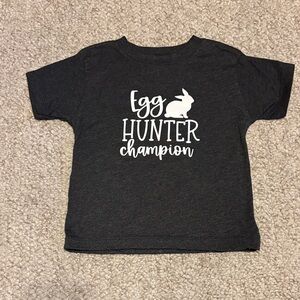 Bella Canvas Egg Hunter Champion Kids T-Shirt - Heathered Gray
